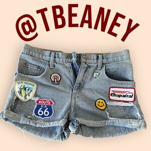Carmar Patch Jean Shorts